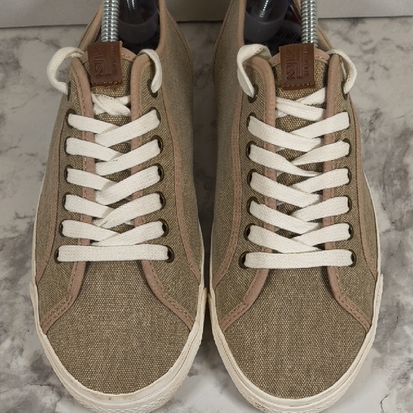 Ben Sherman Khaki Canvas Sneakers - Picture 4 of 11